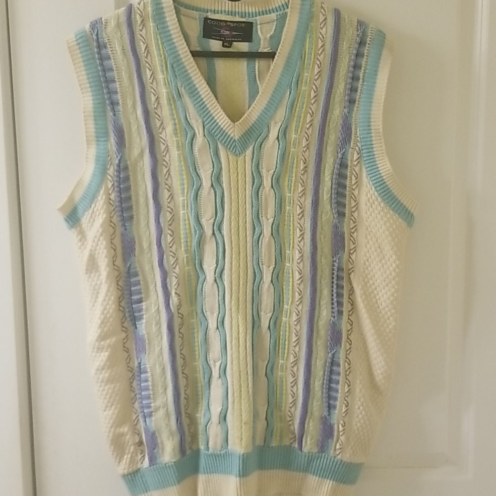 Coogi Short Sleeve Sweater